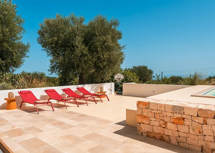 Villa Helloapulia Casina Menga - Panoramic Sea View With Private Pool *
